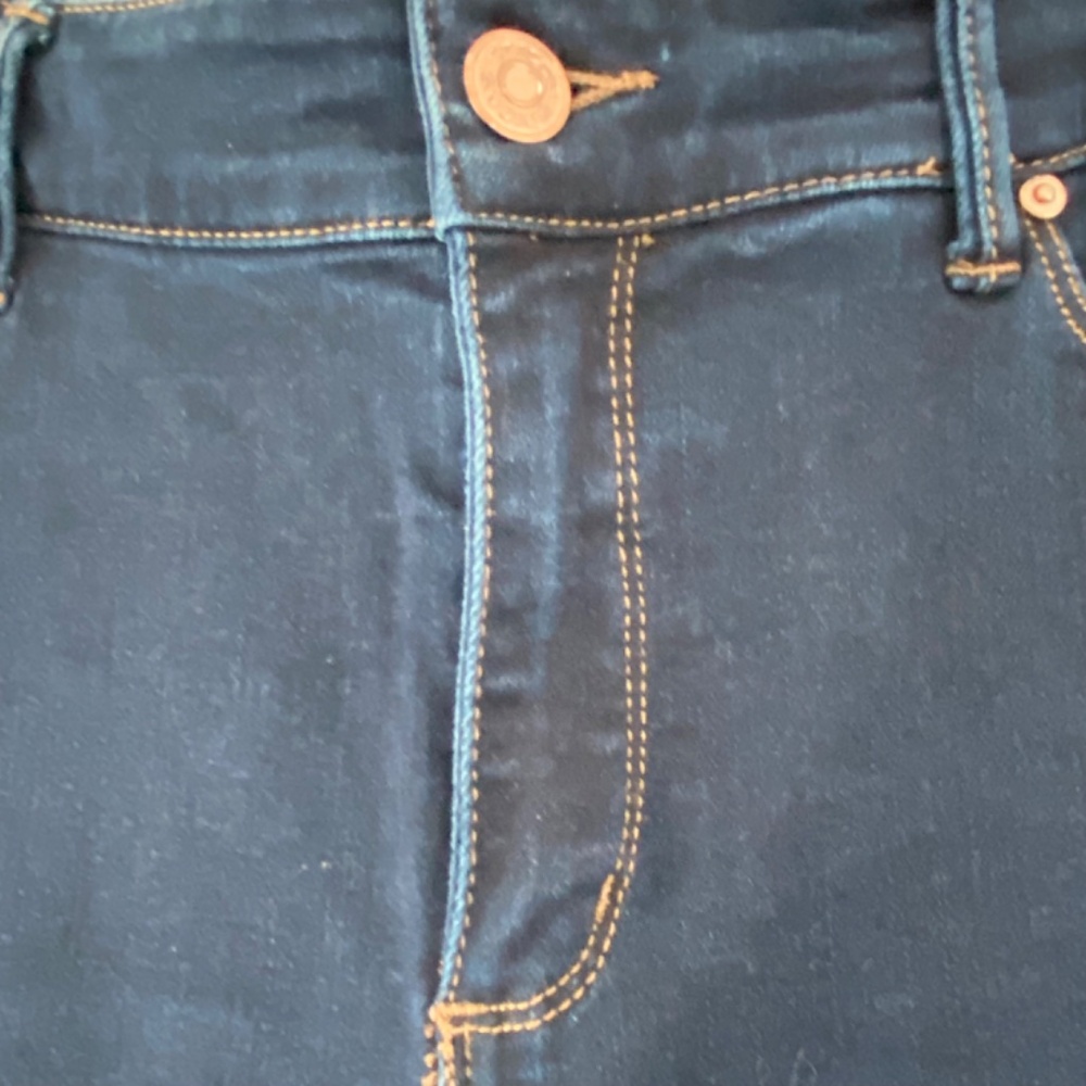 Chico’s the Platinum Blue Jegging Skinny Stretch Jeans Size 1 / US Size 8 R NWOT - Picture 6 of 10